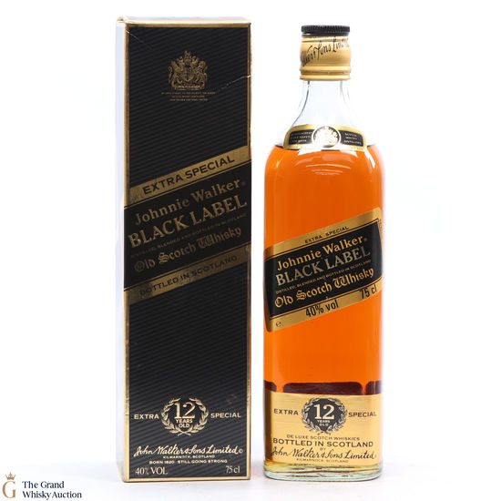 Johnnie Walker - 12 Year Old - Black Label (75cl) 