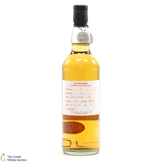 Hazelburn - 11 Year Old 2010 Duty Paid Sample #100 Fresh Bourbon