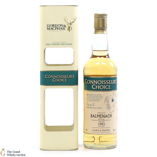 Balmenach - 16 Year Old 1993 G&M Connoisseur Choice 2009