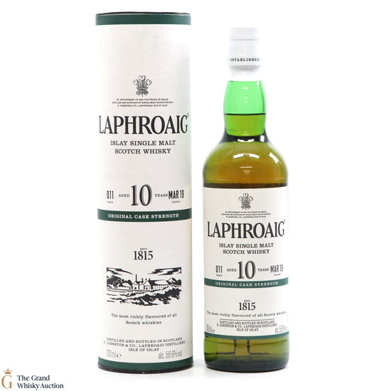 Laphroaig - 10 Year Old - Original Cask Strength Batch #011