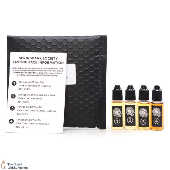 Springbank - 28 Year Old - Society Tasting Pack (4 x 2cl)