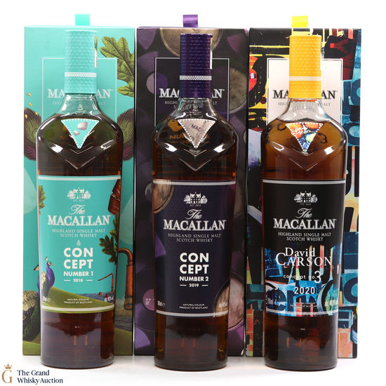 Macallan - Concept No.1, No.2 + No.3 (3 x 70cl)