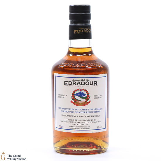 Edradour - 2006 Single Oloroso Cask #246 - Nepal Earthquake 2015