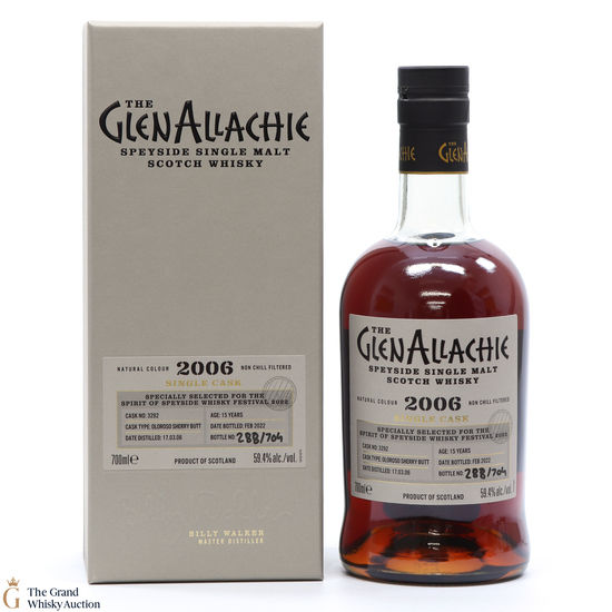 Glenallachie - 15 Year Old 2006 Spirit Of Speyside 2022 #3292