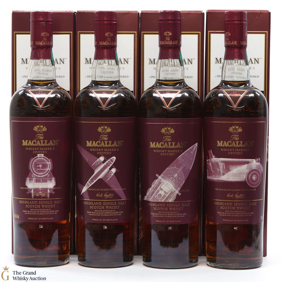 Macallan - Whisky Maker's Edition - Classic Travel Range - 4 x 70cl