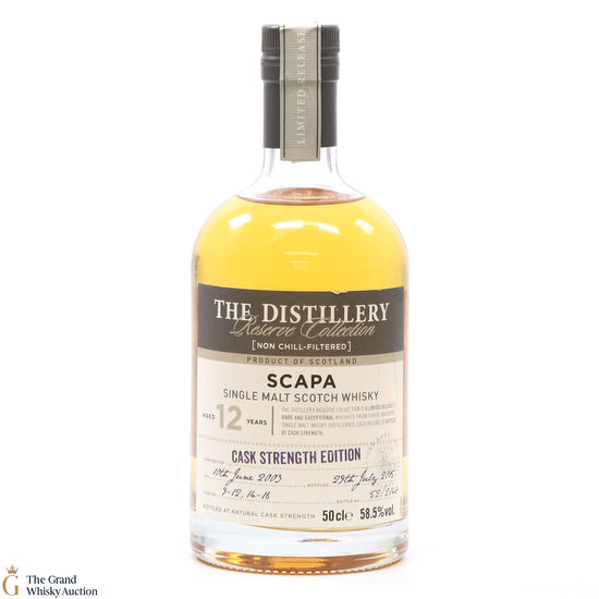 Scapa - 12 Year Old 2003 - Cask Strength Edition 9-12 & 14-16