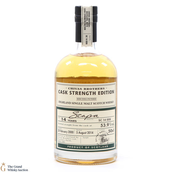 Scapa - 14 Year Old 2000 - Cask Strength Edition SC 14 008