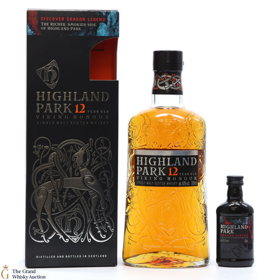 Highland Park - 12 Year Old - Viking Honour + Dragon Legend 5cl