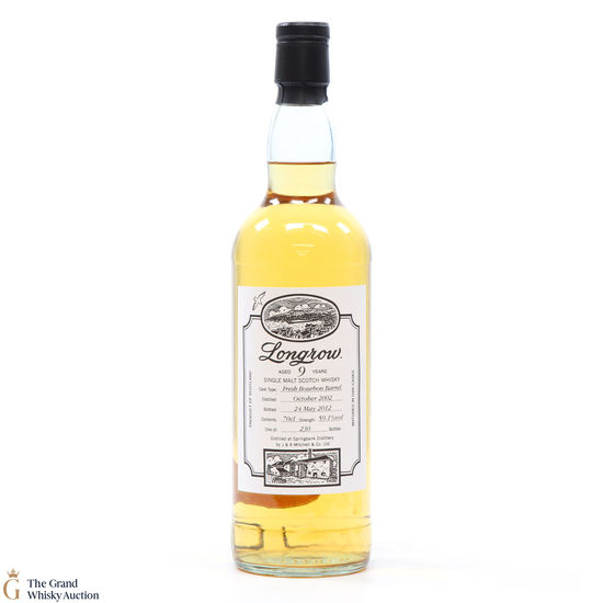 Longrow - 9 Year Old 2002 - Fresh Bourbon Barrel 2012