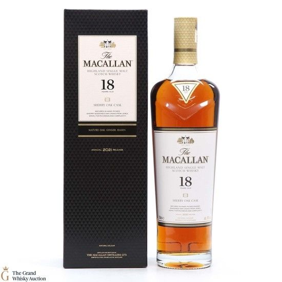 Macallan - 18 Year Old Sherry Oak - (2021)