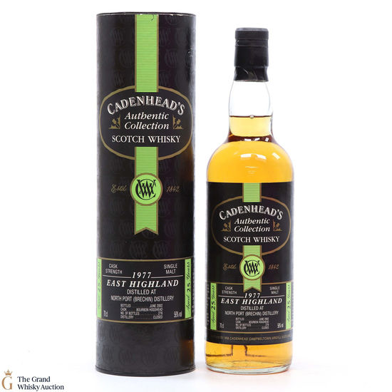 North Port-Brechin - 25 Year Old 1977 - Cadenhead's Authentic Collection