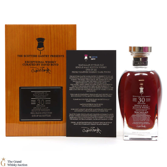 Macallan - 30 Year Old 1990 Scottish Gantry - PX Sherry Cask Finish
