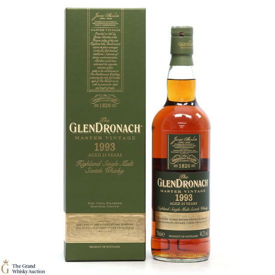 Glendronach - 25 Year Old - 1993 Master Vintage