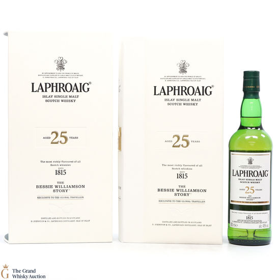 Laphroaig - 25 Year Old Bessie Williamson Story Exclusive to Global Traveller 