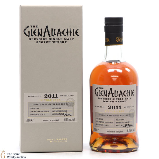 Glenallachie - 10 Year Old 2011 Uk Exclusive #5368 Tawny Port