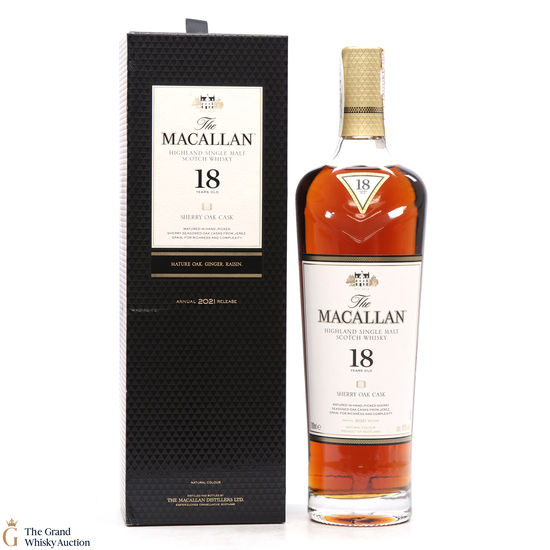 Macallan - 18 Year Old Sherry Oak - (2021)