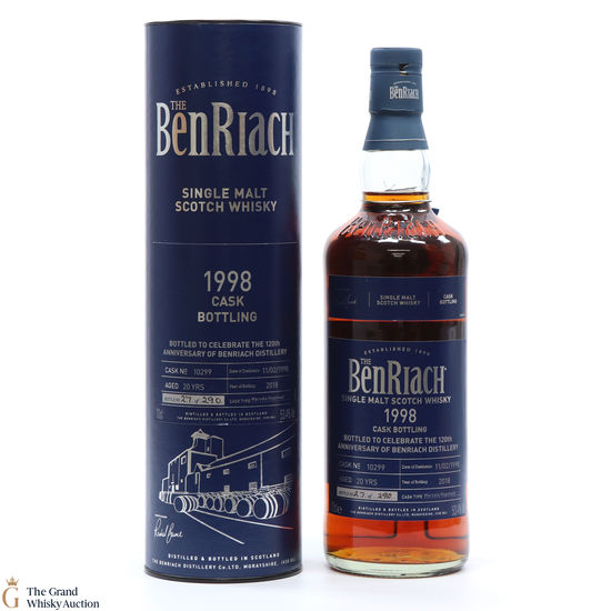 Benriach -  20 Year Old #10299 120th Anniversary 1998 Single Marsala Cask