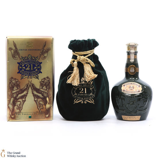 Chivas - Royal Salute - 21 Year Old - Emerald Flagon