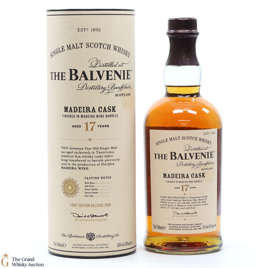 Balvenie - 17 Year Old Madeira Wine Finish First Edition 2009