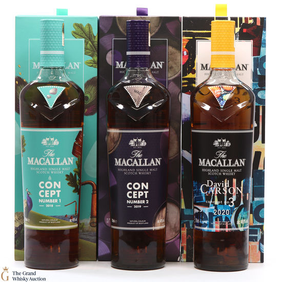 Macallan - Concept No.1, No.2 + No.3 (3 x 70cl)