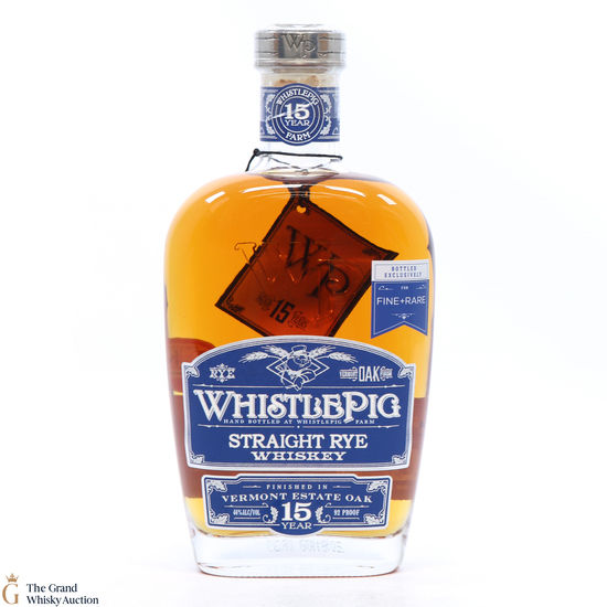 WhistlePig - 15 Year Old - Vermont Estate Oak (F&R) 75cl