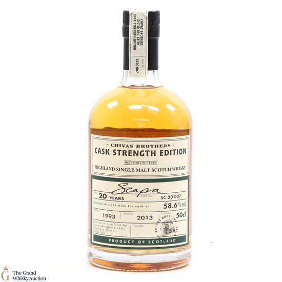 Scapa - 20 Year Old Cask Strength SC 20 007