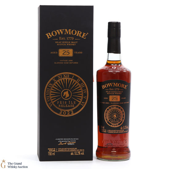 Bowmore - 25 Year Old 1996 Oloroso #9001485 - Feis Ile 2022
