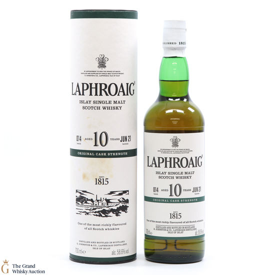 Laphroaig - 10 Year Old - Original Cask Strength Batch #014