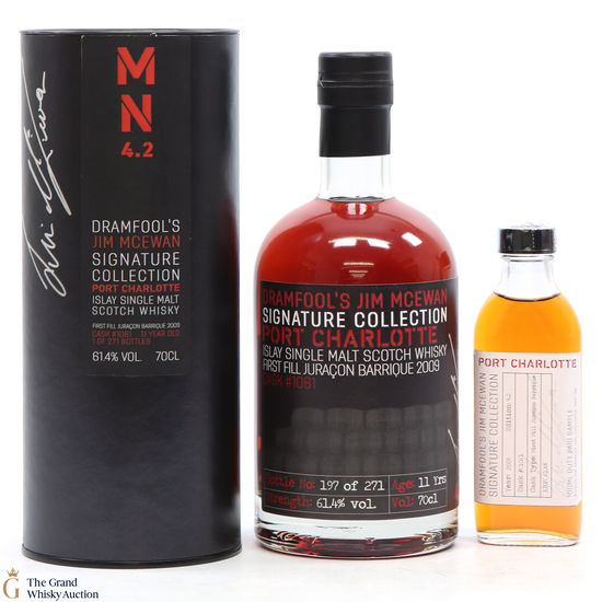 Port Charlotte - 11 Year Old - Dramfool's Jim McEwan Signature Collection 4.2 & Sample (10cl)