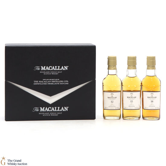 Macallan - 12, 15 & 18 YO Double Cask Set (3 x 5cl)