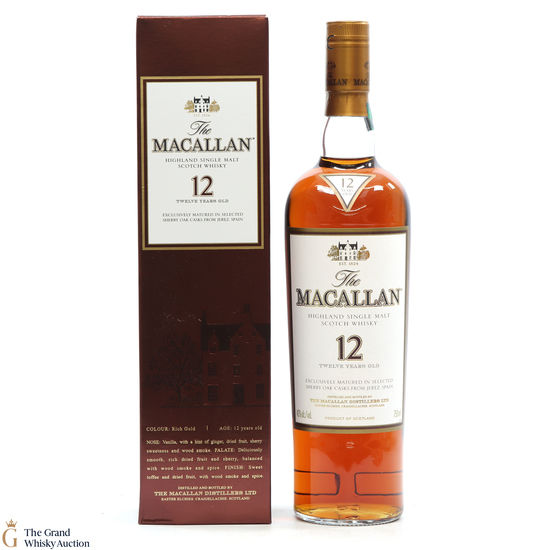 Macallan - 12 Year Old - Sherry Oak 75cl