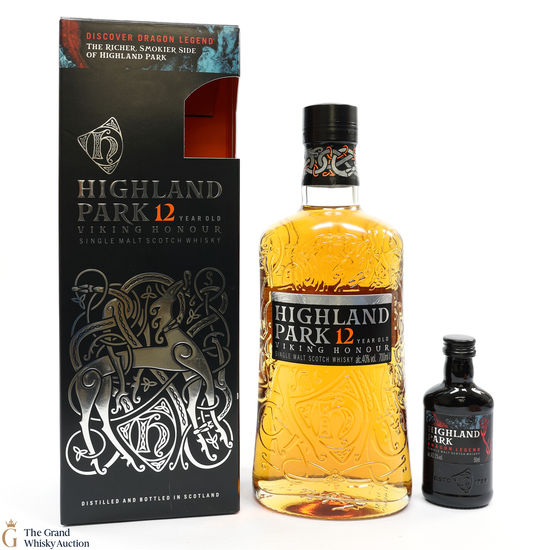 Highland Park - 12 Year Old - Viking Honour + Dragon Legend 5cl