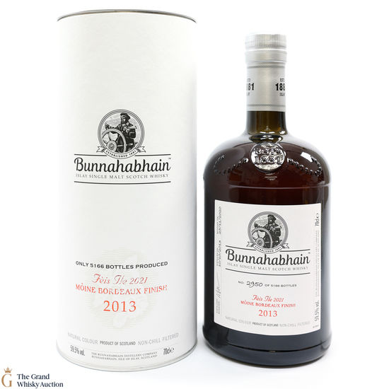 Bunnahabhain - Moine Bordeaux Finish 2013 - Feis Ile 2021