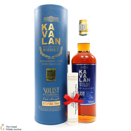 Kavalan - Solist - Vinho Barrique (Cask Strength 57.1%)