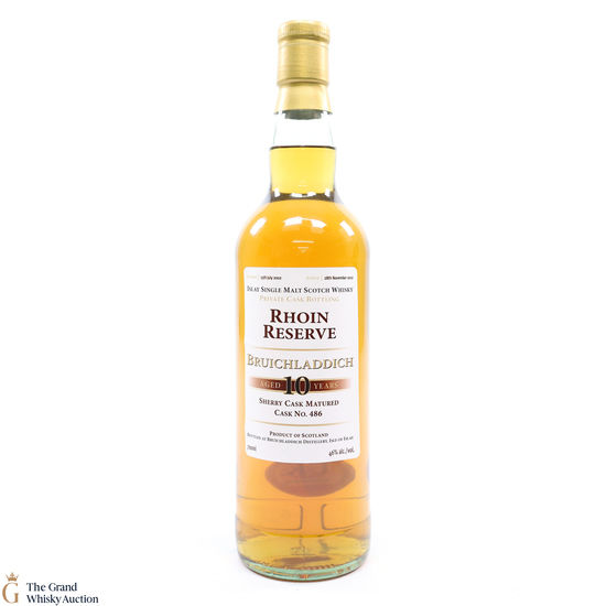 Bruichladdich - 10 Year Old 2002 Private Cask #486 2012