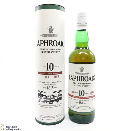 Laphroaig - 10 Year Old - Original Cask Strength Batch #008