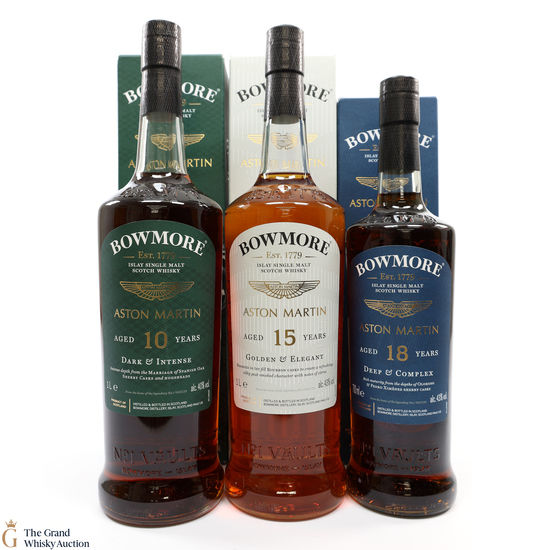 Bowmore - Aston Martin - Edition 1,2 + 3
