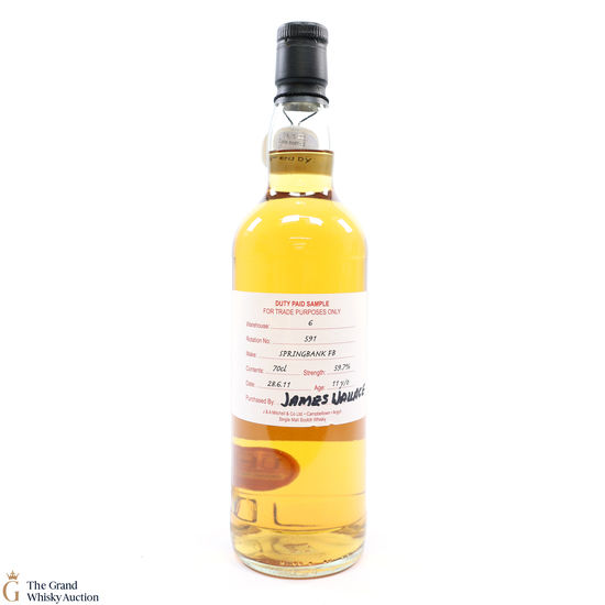 Springbank - 11 Year Old 2011 Fresh Barrel Duty Paid Sample