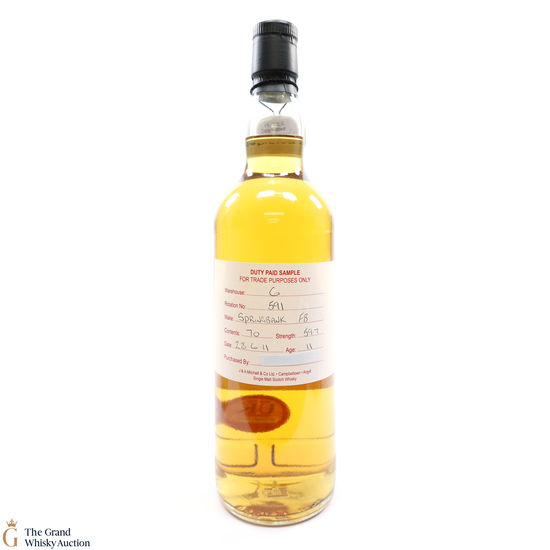 Springbank - 11 Year Old 2011 Fresh Barrel Duty Paid Sample