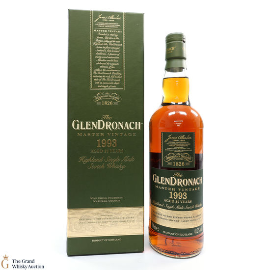 Glendronach - 25 Year Old - 1993 Master Vintage