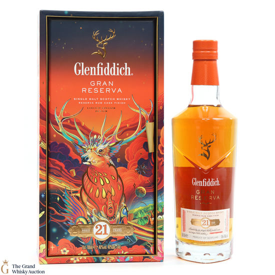 Glenfiddich - 21 Year Old - Gran Reserva - Rum Cask - Chinese New Year 