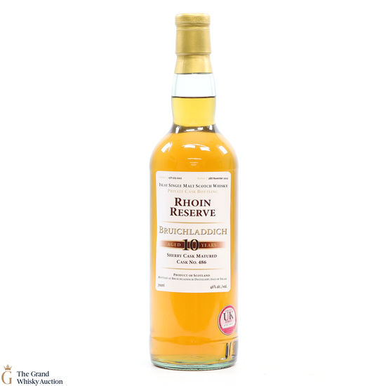 Bruichladdich - 10 Year Old 2002 Private Cask #486 2012
