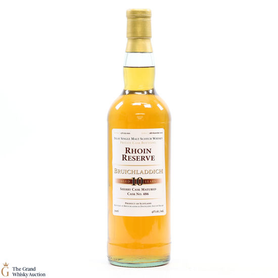 Bruichladdich - 10 Year Old 2002 Private Cask #486 2012