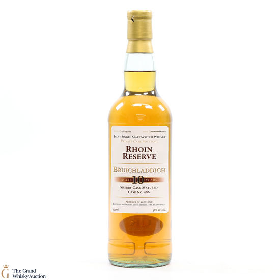 Bruichladdich - 10 Year Old 2002 Private Cask #486 2012