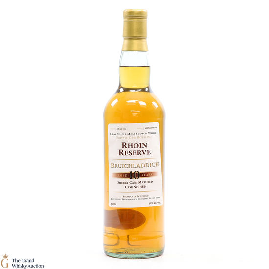 Bruichladdich - 10 Year Old 2002 Private Cask #486 2012