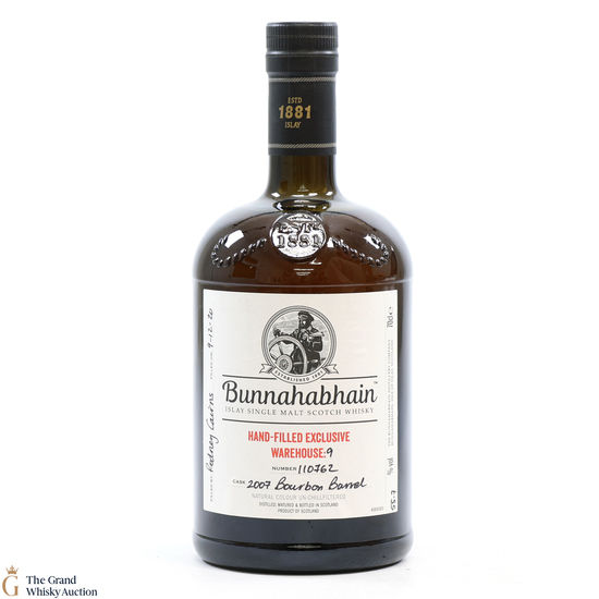 Bunnahabhain - 2007 Bourbon Barrel #110762 - Hand Fill 