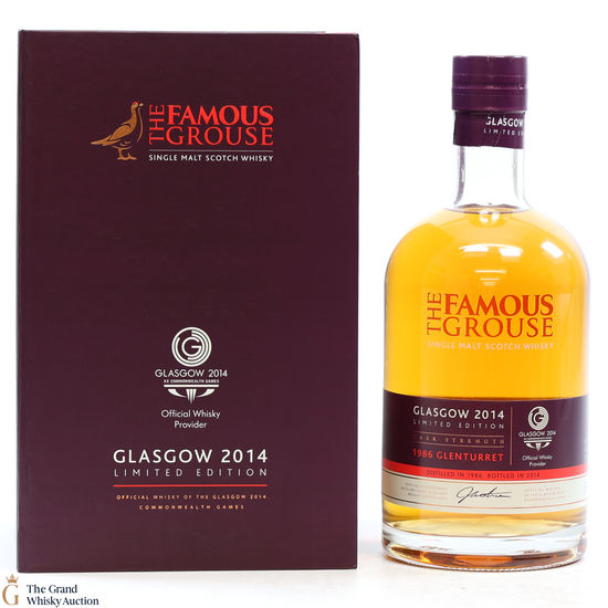 Glenturret - 1986 - Famous Grouse - Glasgow Commonwealth Games 2014 Limited Edition