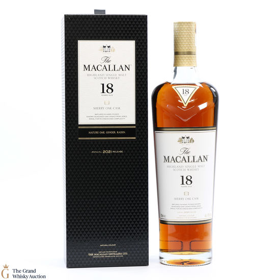 Macallan - 18 Year Old Sherry Oak - (2021)