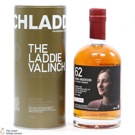 Bruichladdich - 8 Year Old - Valinch 62 - Rona Anderson (50cl)