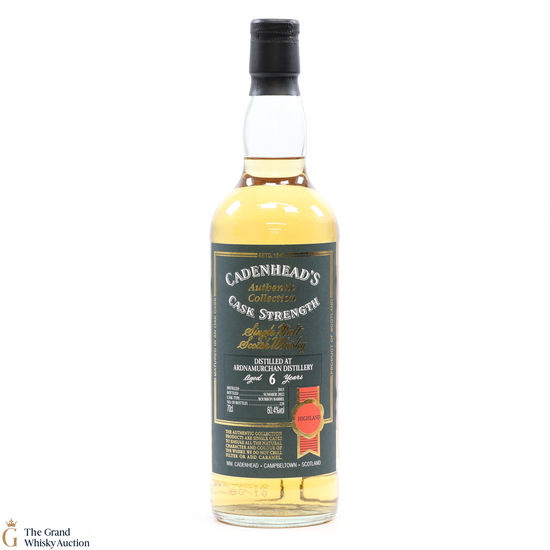 Ardnamurchan - 6 Year Old 2015 Cadenhead's Cask Strength 2022